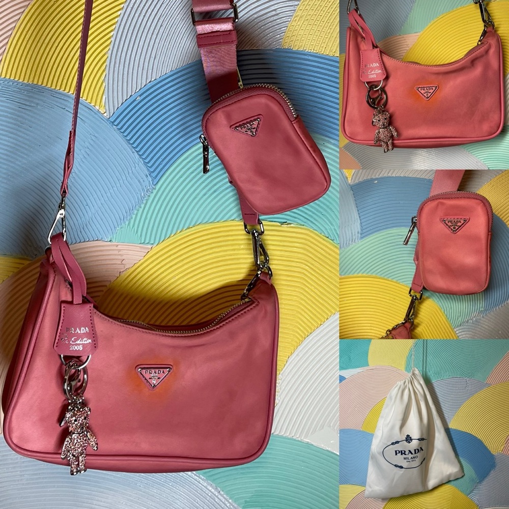Prada Re-Edition 2005 Nylon Bag Pink